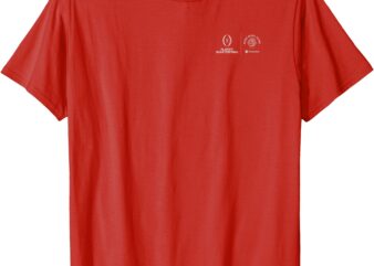 Ohio State Buckeyes Rose Bowl Champs 2025 Front_Back Red T-Shirt