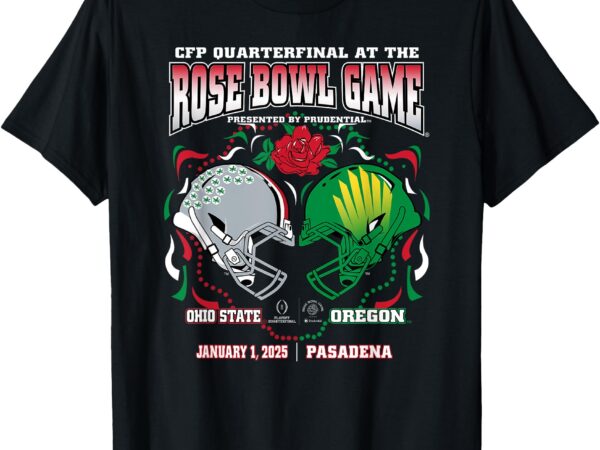 Ohio state buckeyes vs oregon ducks rose bowl 2024-25 cfp t-shirt