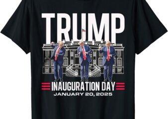 Old Donald Trump Dance Inauguration Day 2025 47th USA Flag T-Shirt