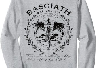 Onyx Storm Brave The Dark Fourth Wingg Basgiath War Collegee Sweatshirt