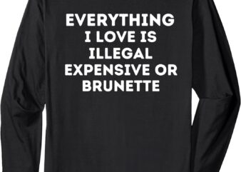 Or Brunette Boys&girl Long Sleeve T-Shirt