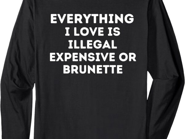 Or brunette boys&girl long sleeve t-shirt