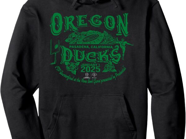 Oregon ducks rose bowl 2024-25 cfp quarterfinal stadium pullover hoodie t shirt design online