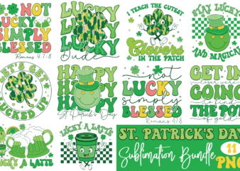 Retro St. Patrick’s Sublimation Bundle