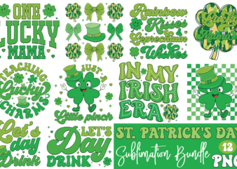 Retro St. Patrick’s Sublimation Bundle