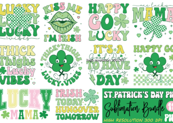 Retro St. Patrick’s Sublimation Bundle