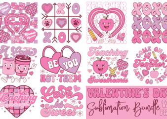 Retro Valentine’s Day PNG Bundle