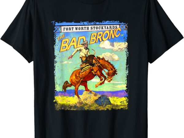 Painted texas sky bronc t-shirt