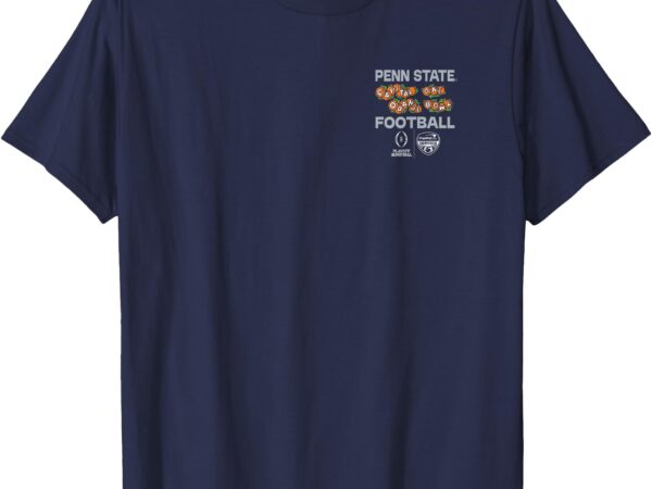 Penn state nittany lions cfp orange bowl 2024-25 navy back t-shirt