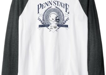 Penn State Nittany Lions CFP Orange Bowl 2024-25 Retro White Raglan Baseball Tee