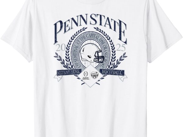 Penn state nittany lions cfp orange bowl 2024-25 retro white t-shirt