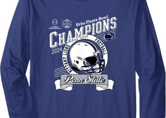 Penn State Nittany Lions Fiesta Bowl Champs 2024 Navy Long Sleeve T-Shirt