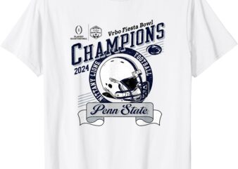 Penn State Nittany Lions Fiesta Bowl Champs 2024 White T-Shirt