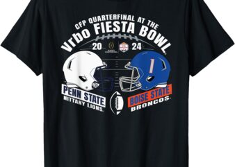 Penn State vs Boise State CFP Fiesta Bowl 2024-25 Helmets T-Shirt