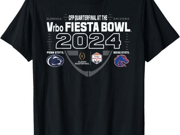 Penn state vs boise state fiesta bowl 2024-25 cfp quarter t-shirt