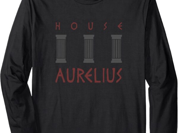 Philosophy – stoicism – house aurelius long sleeve t-shirt