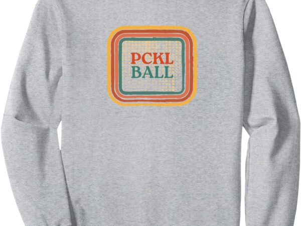 Pickleball player’s vintage sweatshirt