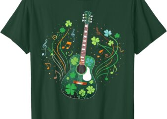 Play It Green – Irish Music Guitar T-Shirt