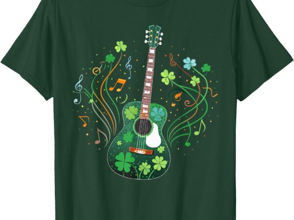 Play it green – irish music guitar t-shirt