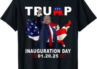 President Donald Trump Inauguration Day 2025 Memorabilia T-Shirt