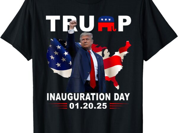 President donald trump inauguration day 2025 memorabilia t-shirt