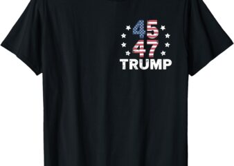 President Donald Trump Inauguration Day 2025 US Flag Vinatge T-Shirt