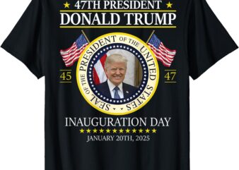 President Donald Trump Inauguration Day 2025 (on Back) T-Shirt