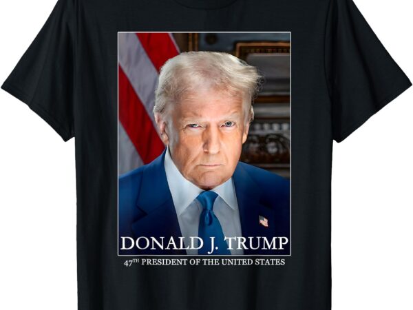 President donald trump’s inaugural portrait 2025 t-shirt