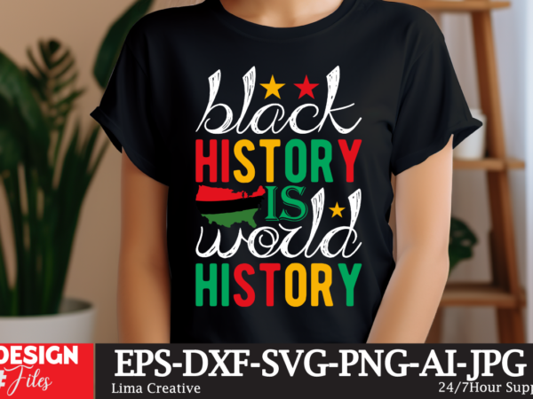 Black history is world history t-shirt design, black history svg, juneteenth svg , black history month svg, african american svg, black wom