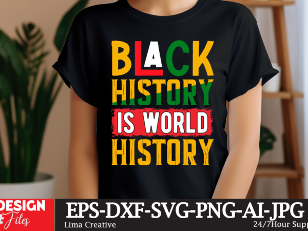 Black history is world history t-shirt design, black history svg, juneteenth svg , black history month svg, african american svg, black wo