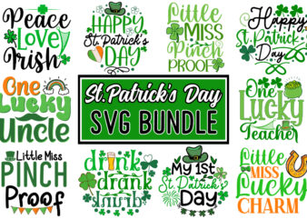 St.Patrick’s Day SVG Bundle,Happy St Patrick’s Day svg, St Patrick SVG, St Patricks Day SVG, St Patrick’s Day Svg, St Patricks Svg, Shamrock