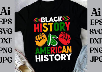 Black History Is American History T-shirt Design, Black History Month Svg, African American Svg, I am Black History, Black Women Svg, Junete