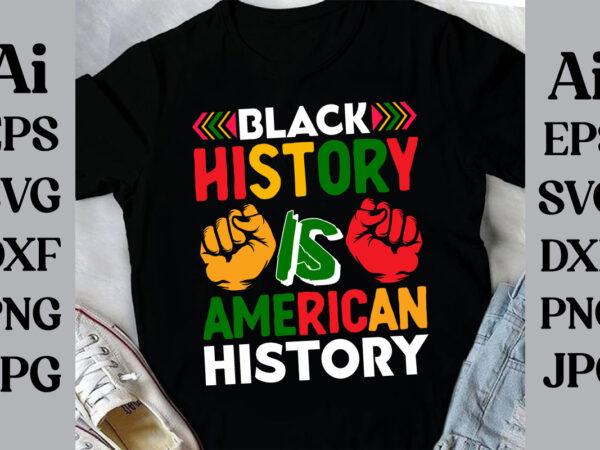 Black history is american history t-shirt design, black history month svg, african american svg, i am black history, black women svg, junete