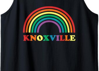 Rainbow Pride Shirt Gay LGBT Parade Knoxville TN Tank Top