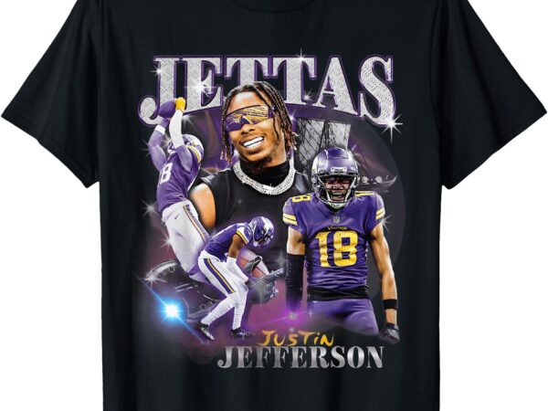 Retro justin tee graphic jefferson design 90’s style t-shirt