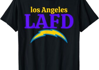 Retro LAFD Los Angeles Style Vintage Tee T-Shirt