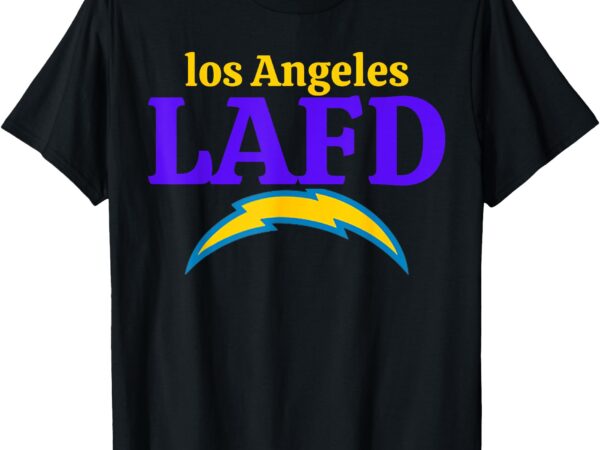 Retro lafd los angeles style vintage tee t-shirt