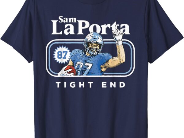 Retro laporta tee graphic sam style design t-shirt