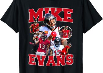 Retro Mike Tee Evans Vintage Lover Graphic 90s Design T-Shirt