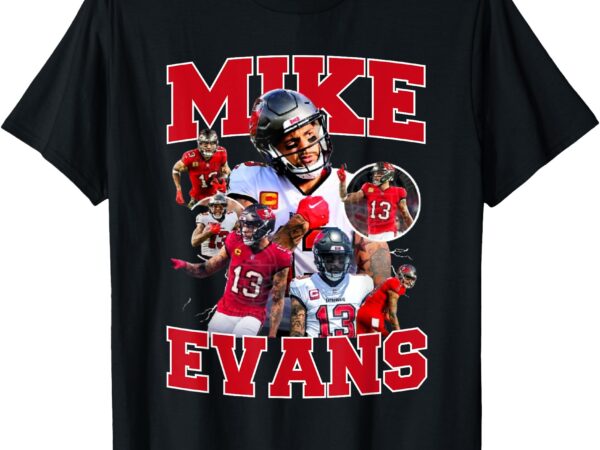 Retro mike tee evans vintage lover graphic 90s design t-shirt