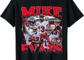 Retro Mike Tee Graphic Evans Design 90’s Style T-Shirt T-Shirt