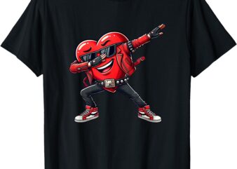 Rockstar Heart Dabbing into Valentine’s Day T-Shirt