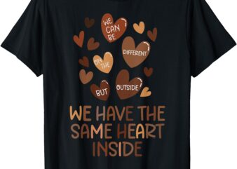 Same Heart Black History Month African American Women Kids T-Shirt