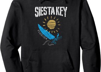 Siesta Key Florida Souvenir Sailing Catamaran FL Pullover Hoodie