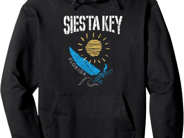 Siesta key florida souvenir sailing catamaran fl pullover hoodie t shirt template vector