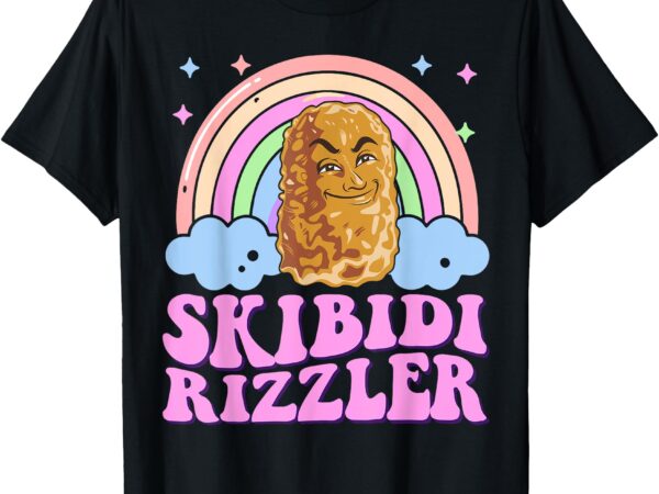 Skibidi rizzler funny meme shirt – hilarious retro design t-shirt