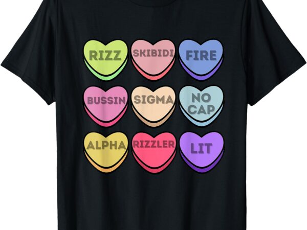 Skibidi valentine’s day – funny valentine’s day rizz, no cap t-shirt