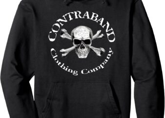 Skull and Bones – Oval Logo Pullover Hoodie