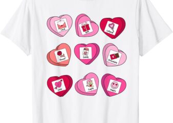 Sped Teacher Valentine Heart Candy Special Education Teacher T-Shirt