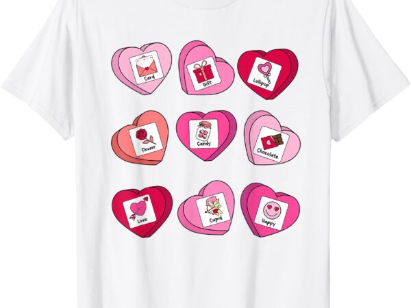 Sped teacher valentine heart candy special education teacher t-shirt